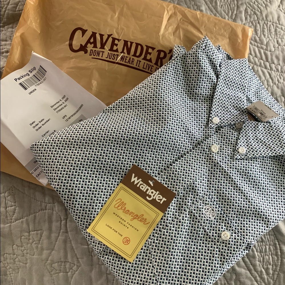 Boys Wrangler Button Down